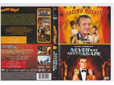 James Bond , Casino Royale + Never Say Never Again 
